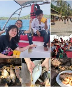 Tour cano 4 dao Lan san ho